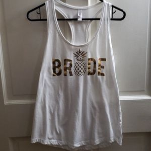Bride Pineapple Tank Top